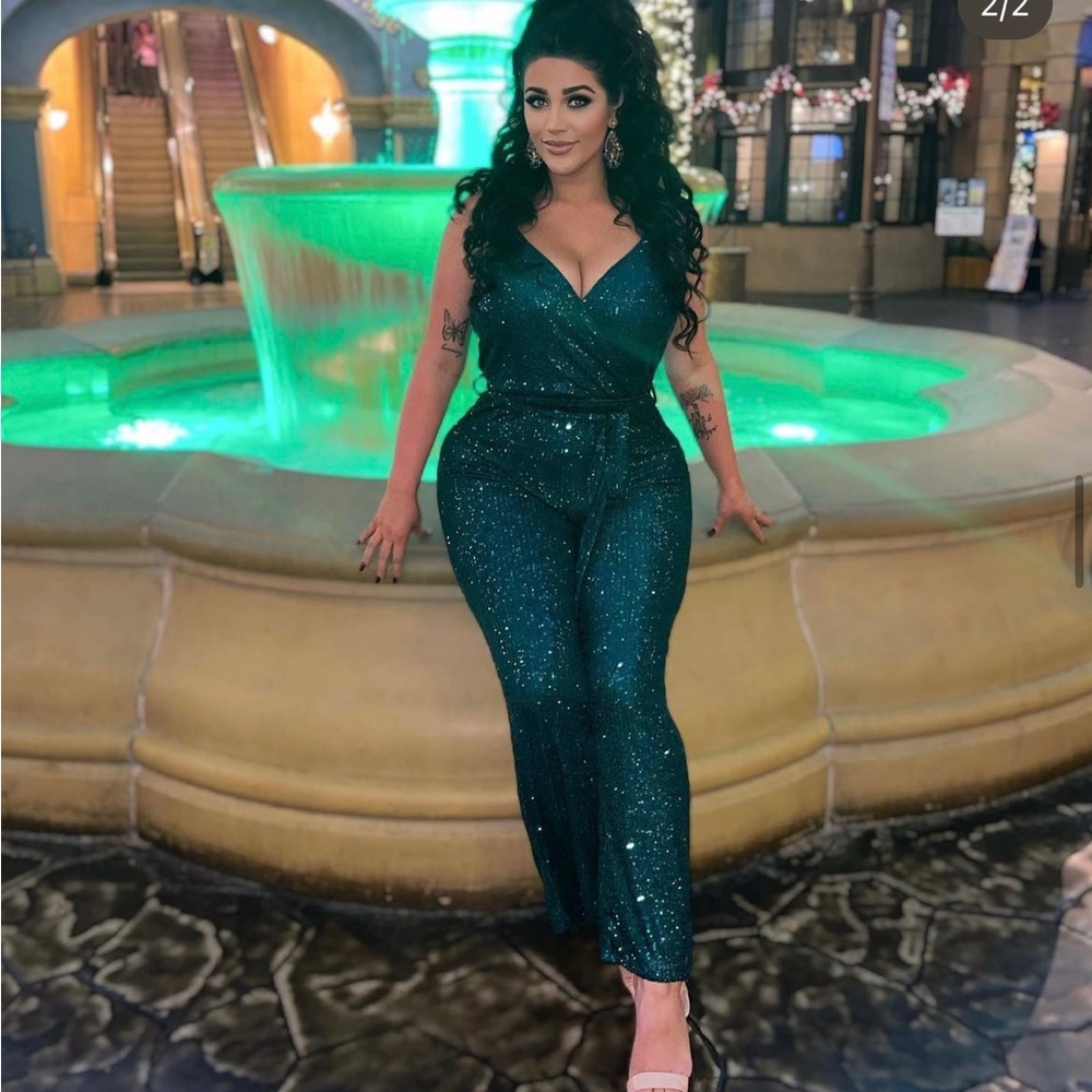 Fashion Nova sequin Jumpsuit